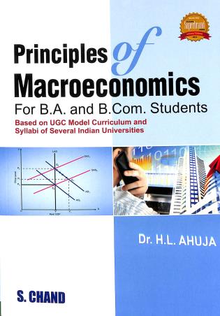 Book cover number 1 for Principles Of Macroeconomics (UGC And NEP 2020) written by H. L. Ahuja published by S. Chand Publishing