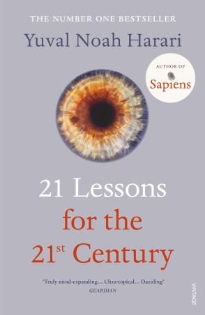 Book cover number 1 for 21 Lessons For The 21st Century written by Yuval Noah Harari published by Vintage