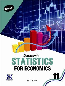 Book cover number 1 for Statistics For Economics Class 11 written by S. P. Jain published by New Saraswati House (India) Pvt. Ltd.