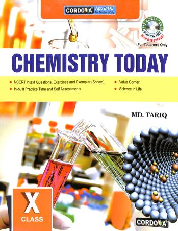 Book cover number 1 for Chemistry Today Class 10 written by Md. Tariq published by Cordova Publications Pvt. Ltd.