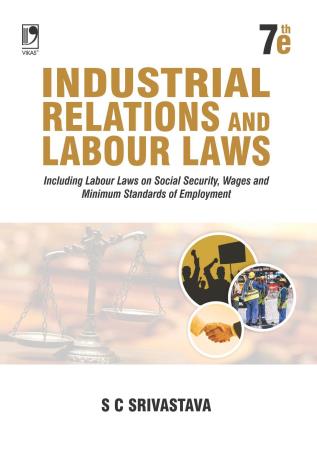 Book cover number 1 for Industrial Relations And Labour Laws written by S. C. Srivastava published by Vikas Publishing House Pvt Ltd