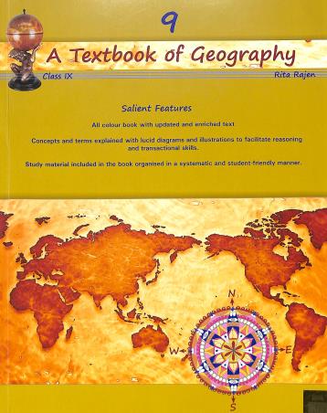 Book cover number 1 for A Textbook Of Geography Class 9 ICSE written by Rita Rajen published by General Printers & Publishers