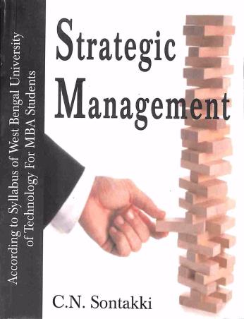 Book cover number 1 for Strategic Management written by C. N. Sontakki published by Kalyani Publishers