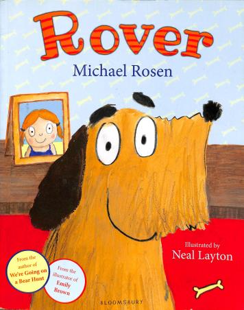 Book cover number 1 for Rover written by Michael Rosen published by Bloomsbury Publishing