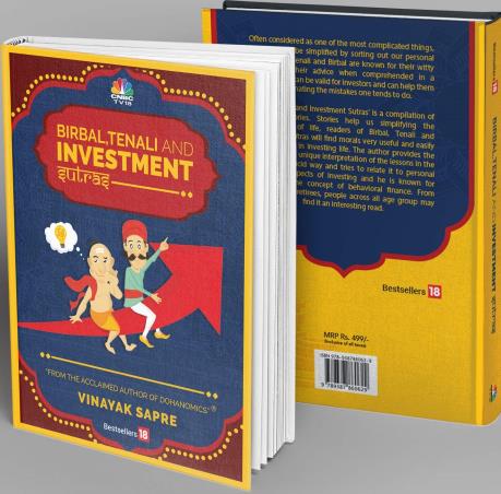 Book cover number 1 for Birbal Tenali And Investment Sutras written by Vinayak Sapre published by TV18 Broadcast Ltd