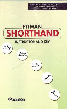 Book cover number 1 for Pitman Shorthand Instructor And Key written by Isaac Pitman published by Pearson Education