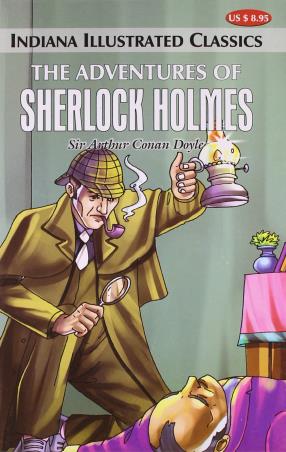 Book cover number 1 for The Adventures Of Sherlock Holmes (Children's Illustrated Classics) written by Arthur Conan Doyle published by Prism Books Pvt Ltd