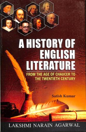 Book cover number 1 for A History Of English Literature written by Satish Kumar published by Lakshmi Narain Agarwal