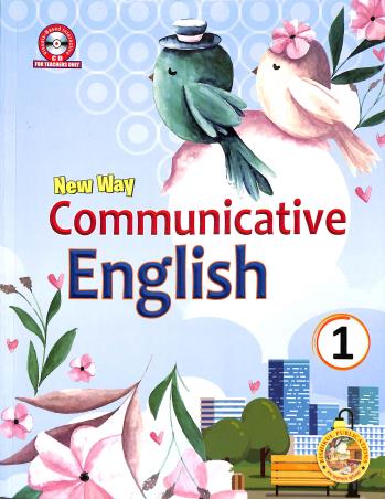 Book cover number 1 for New Way Communicative English 1 written by F. A. Khan, Reena V. Kachroo published by Rishikul Publications