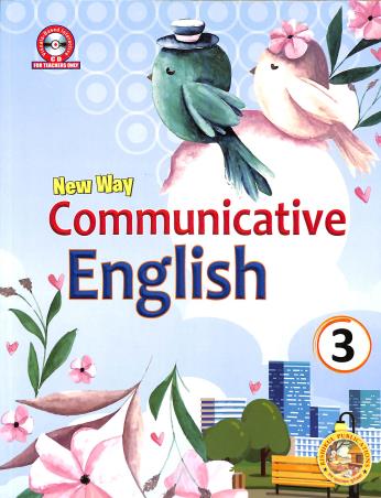Book cover number 1 for New Way Communicative English 3 written by F. A. Khan, Reena V. Kachroo published by Rishikul Publications