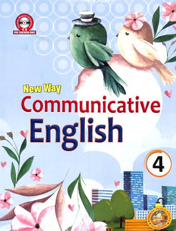 Book cover number 1 for New Way Communicative English 4 written by F. A. Khan, Reena V. Kachroo published by Rishikul Publications