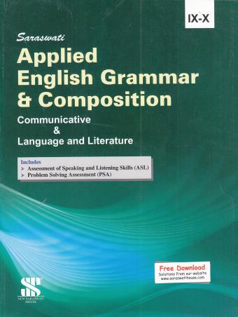 Book cover number 1 for Applied English Grammar & Composition (Class 9-10) written by Madan Mohan Sharma published by New Saraswati House (India) Pvt. Ltd.