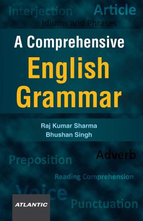 Book cover number 1 for A Comprehensive English Grammar written by Raj Kumar Sharma, Bhushan Singh published by Atlantic Publishers & Distributors (P) Ltd
