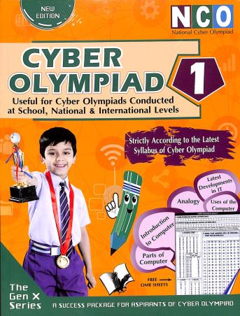 Book cover number 1 for Cyber Olympiad Class 1 (NCO) written by Navneet Mehra published by V&S Publishers
