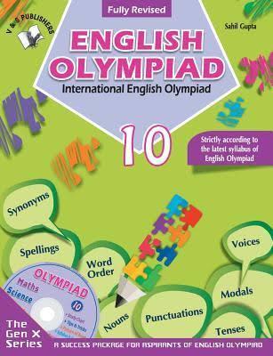 Book cover number 1 for English Olympiad Class 10 (IEO) written by Sahil Gupta published by V&S Publishers