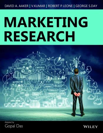 Book cover number 1 for Marketing Research written by V. Kumar, David A. Aaker, Robert P. Leone published by Wiley India Pvt. Ltd.