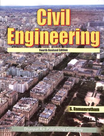 Book cover number 1 for Civil Engineering written by S. Ramamrutham published by Dhanpat Rai Publishing Company (P) Ltd.