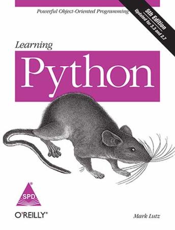 Book cover number 1 for Learning Python written by Mark Lutz published by Shroff Publishers & Distributors Pvt. Ltd.
