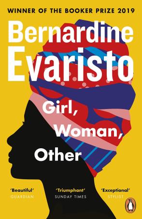 Book cover number 1 for Girl, Woman, Other written by Bernardine Evaristo published by Penguin Books
