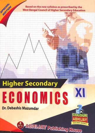 Book cover number 1 for Higher Secondary Economics Class 11 written by Debashis Mazumdar published by Abhijay Publishing House