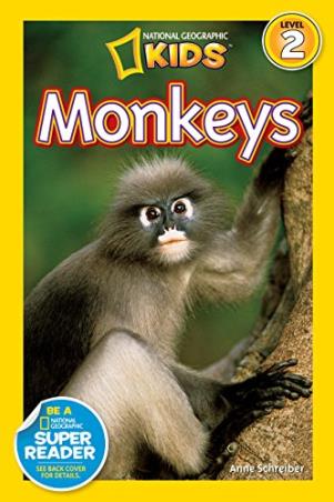 Book cover number 1 for Monkeys written by NA published by National Geographic