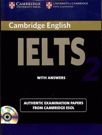 Book cover number 1 for Cambridge English IELTS- 2 (Examination Papers With Answers) written by NA published by Cambridge University Press