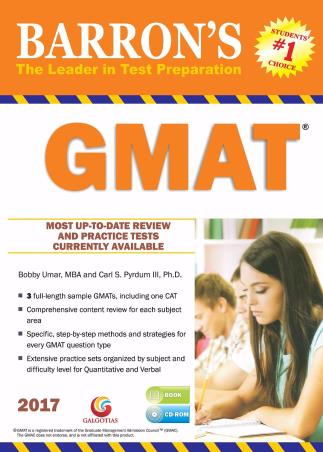 Book cover number 1 for Barron's GMAT 2017 written by NA published by Galgotia Publications Pvt. Ltd.