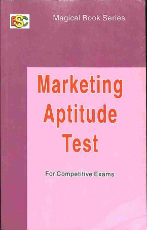 Book cover number 1 for Marketing Aptitude Test written by NA published by BSC Publishing Co. Pvt. Ltd.