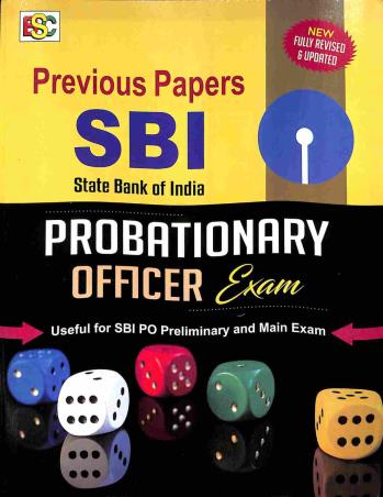 Book cover number 1 for Previous Papers SBI Probationary Officer Exams written by NA published by BSC Publishing Co. Pvt. Ltd.