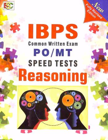 Book cover number 1 for IBPS Common Written Exam PO/MT Speed Tests Reasoning written by NA published by BSC Publishing Co. Pvt. Ltd.