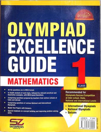 Book cover number 1 for Olympiad Excellence Guide : Mathematics Class 1 written by NA published by Silverzone Enterprises India Pvt. Ltd.