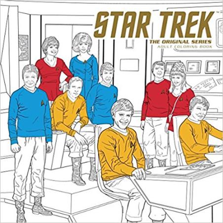 Book cover number 1 for Star Trek : The Original Series Adult Coloring Book written by NA published by Dark Horse Books