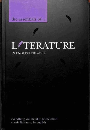 Book cover number 1 for The essentials Of Literature In English Pre 1914 written by NA published by Hodder Arnold