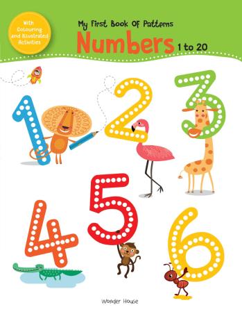 Book cover number 1 for My First Book Of Patterns Numbers 1 To 20 written by NA published by Wonder House