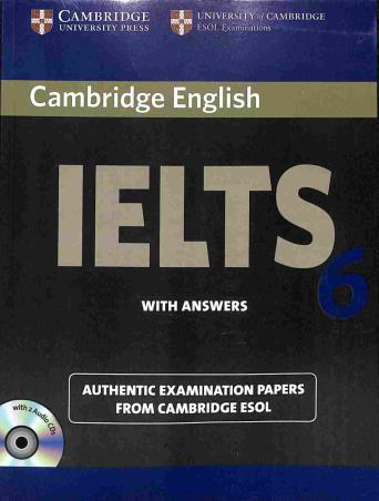 Book cover number 1 for Cambridge English IELTS- 6 (Examination Papers With Answers) written by NA published by Cambridge University Press