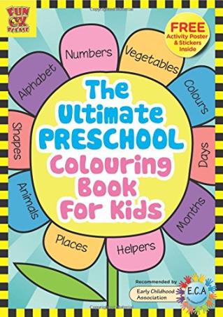 Book cover number 1 for The Ultimate Preschool Colouring Book For Kids written by NA published by FunOKPlease Content Publishing Pvt. Ltd.