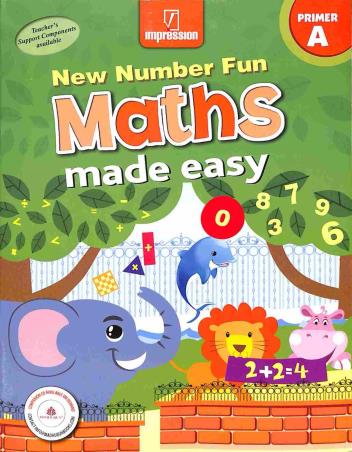 Book cover number 1 for New Number Fun Maths Made Easy Primer A written by NA published by Impression
