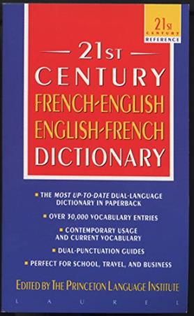 Book cover number 1 for The 21st Century French-English English-French Dictionary written by NA published by Dell