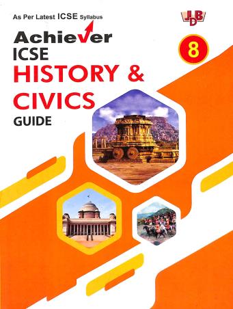 Book cover number 1 for Achiever ICSE History & Civics Guide 8 written by NA published by Janta Book Depot (P) Ltd.