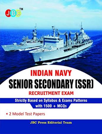 Book cover number 1 for Indian Navy Senior Secondary (SSR) Recuritment Exam written by NA published by JBC Press