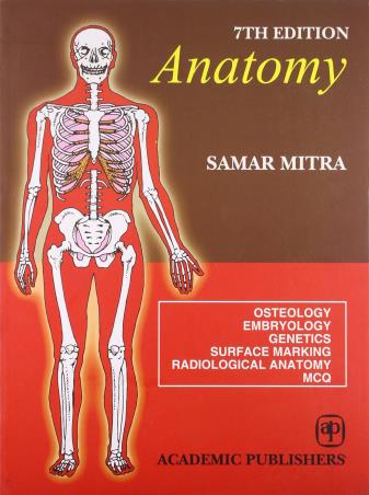 Book cover number 1 for Anatomy 3 written by Samar Mitra published by Academic Publishers
