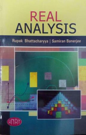 Book cover number 1 for Real Analysis written by Rupak Bhattacharyya, Samiran Banerjee published by Kedar Nath Ram Nath