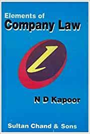 Book cover number 1 for Elements Of Company Law written by N. D. Kapoor published by Sultan Chand & Sons