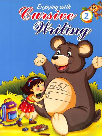 Book cover number 1 for Enjoying Cursive Writing 2 written by NA published by Blue House Press Private Limited
