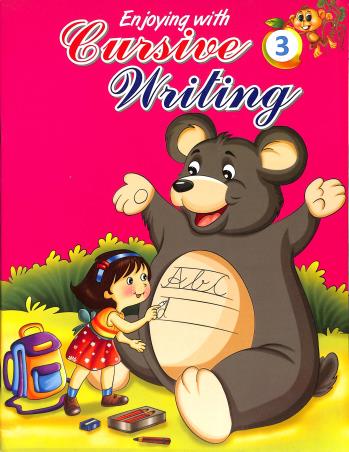 Book cover number 1 for Enjoying Cursive Writing 3 written by NA published by Blue House Press Private Limited