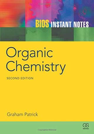 Book cover number 1 for BIOS Instant Notes : Organic Chemistry written by Graham Patrick published by Garland Science