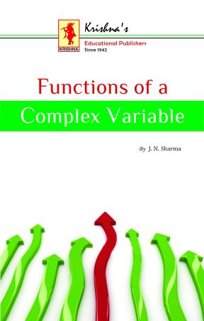 Book cover number 1 for Functions Of A Complex Variable written by J. N. Sharma published by Krishna Prakashan Media Pvt. Ltd.