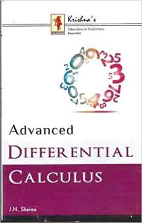 Book cover number 1 for Advanced Differential Calculus written by J. N. Sharma published by Krishna Prakashan Media Pvt. Ltd.