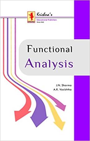 Book cover number 1 for Functional Analysis written by J. N. Sharma, A. R. Vasishtha published by Krishna Prakashan Media Pvt. Ltd.