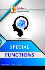 Book cover number 1 for Special Functions written by R. K. Gupta, J. N. Sharma published by Krishna Prakashan Media Pvt. Ltd.